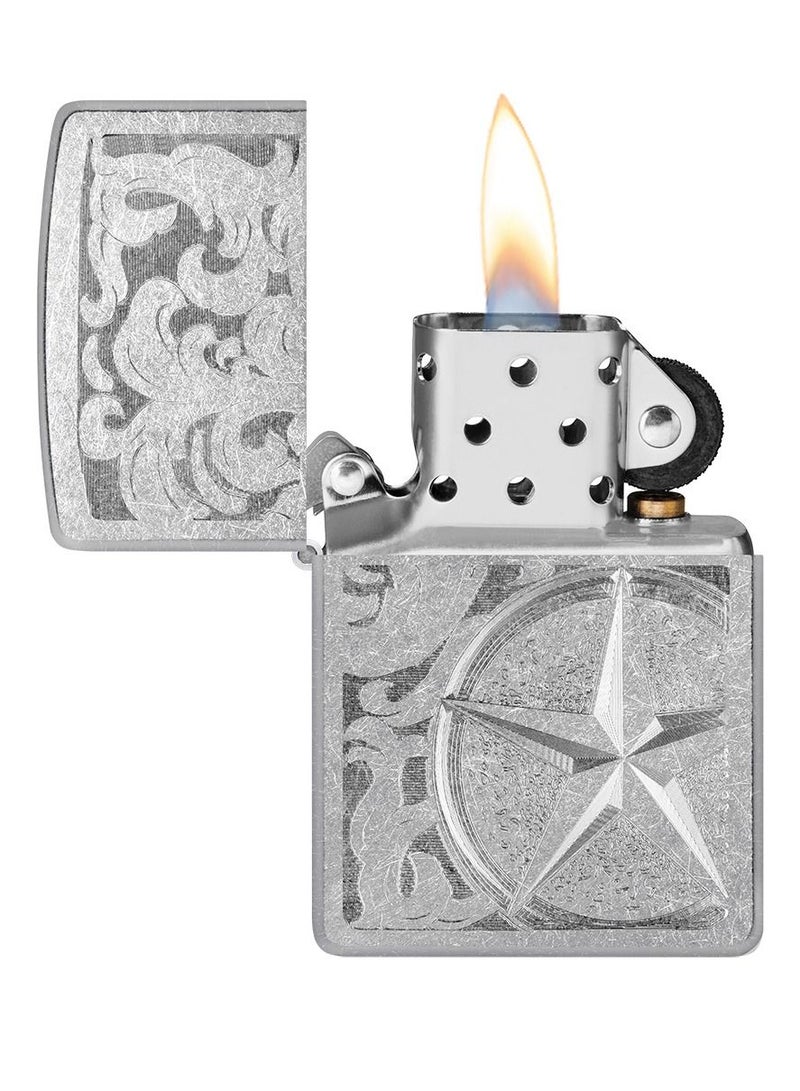Zippo ولاعة Zippo AE180797 207 Star Struck Street Chrome المقاومة للرياح - Image 3