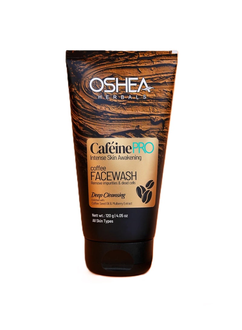 OSHEA Herbals Caffeine PRO Intense Skin Awakening Coffee Facewash 120 g - Image 1