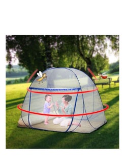 Excefore Mosquito Nets, 180 * 200 * 150cm, Portable Tent Travel Double Door Zipper Bed Net, Easy Installation, Fine mesh, for Bedroom Outdoor Camping, No Hooks No Chemicals  - Image 3