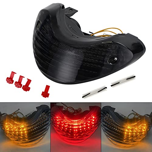 Areyourshop Turn Signals LED Taillight integrated Turn Signals For Suzuki SV650 1999-2003, TL1000S 1997-2001, TL1000R 1998-2004 Smoke - Image 2