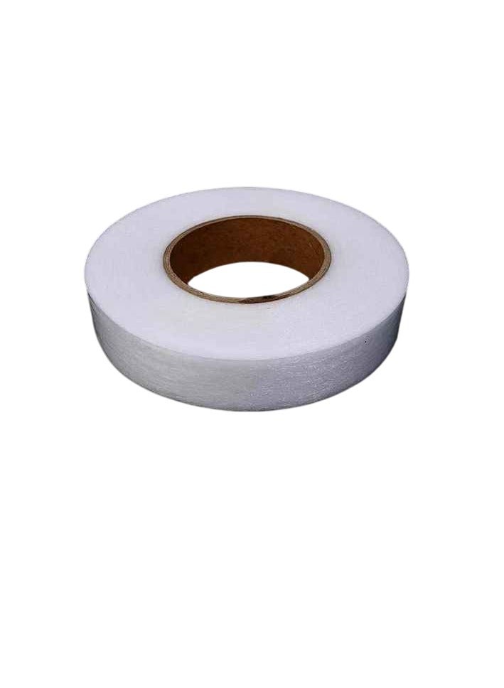 Generic Web Hemming Tape, Adhesive Fabric Hemming Iron On Tape, Double Side Roll Fabric Fusing Tape, Interlining Adhesive Fabric Tape For Trousers Clothes Jeans Garment Curtains, (1pc)  - Image 1