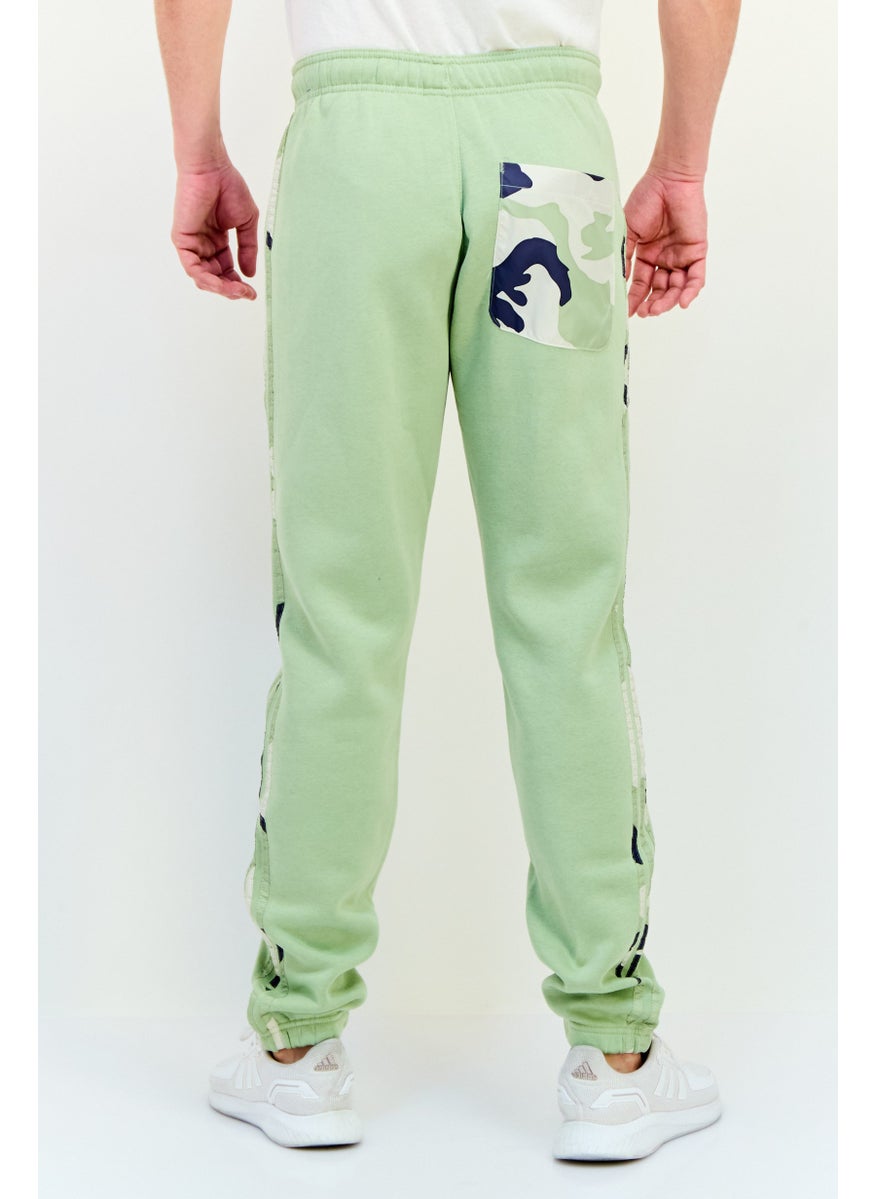 adidas Originals Men Sportswear Fit Brand Logo Training Sweatpants, Green  - Image 2