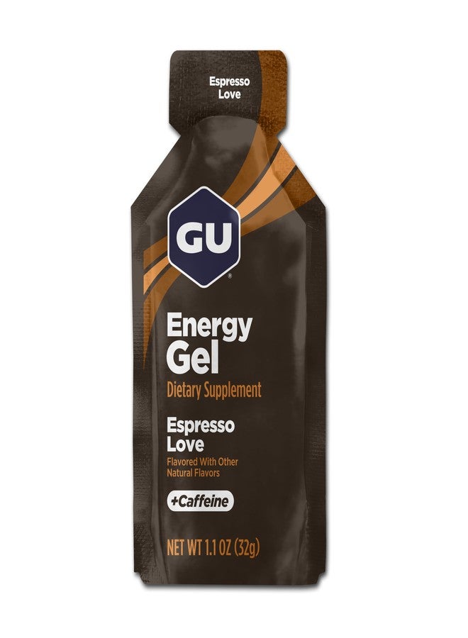 Gu Energy جل الطاقة الأصلي من جي يو إنرجي للتغذية الرياضية، 24 عبوة، بنكهة إسبريسو لوف - Image 1