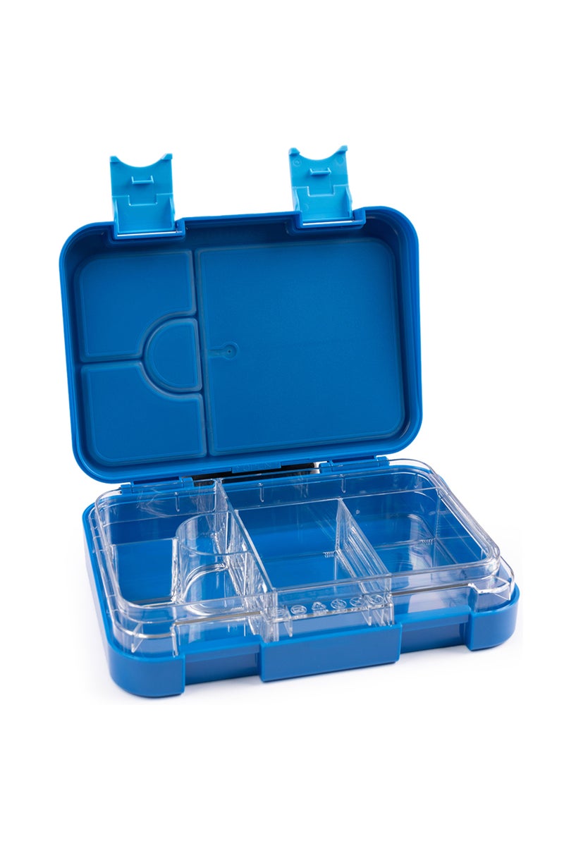 COCOBEE Kids Bento Lunch Box – 6 Compartments, Leakproof, Bpa Free, Microwave Safe – Blue - Image 5