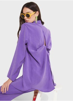 JUNE Cut Out Back Shirt  - Image 4