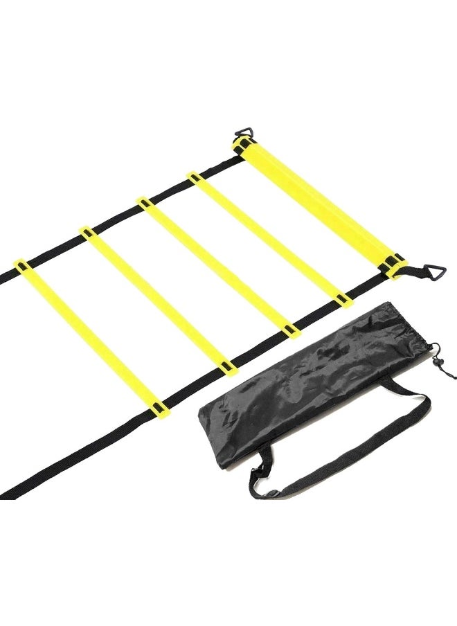 Meijunter Meijunter Speed Agility Ladder - 6M 12-Rung Agility Ladder and 4 Metal Pegs Kids Adults Football Speed Training Equipment  - Image 5