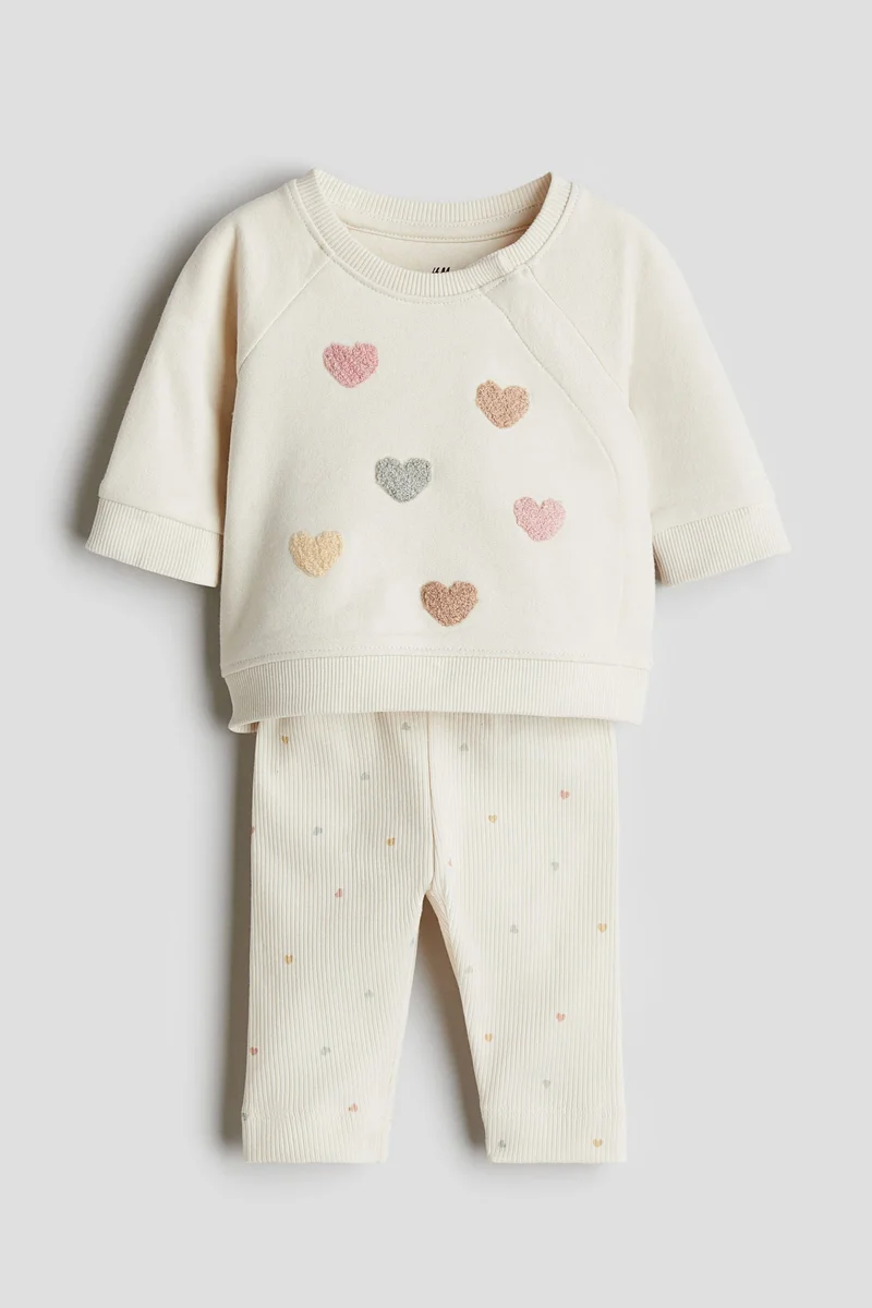 H&M 2-piece cotton set