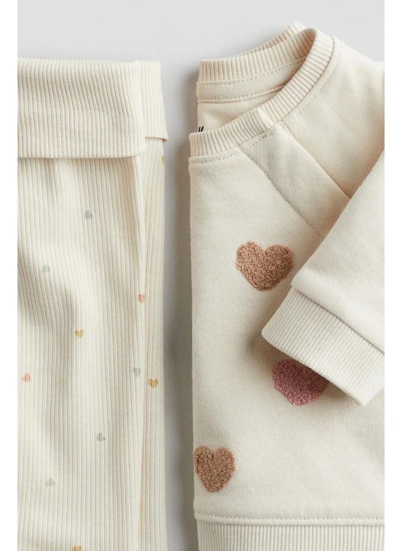 H&M 2-piece cotton set