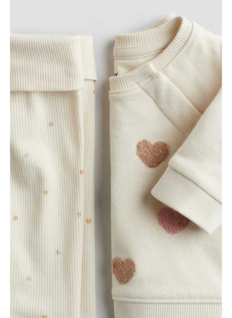 H&M 2-piece cotton set