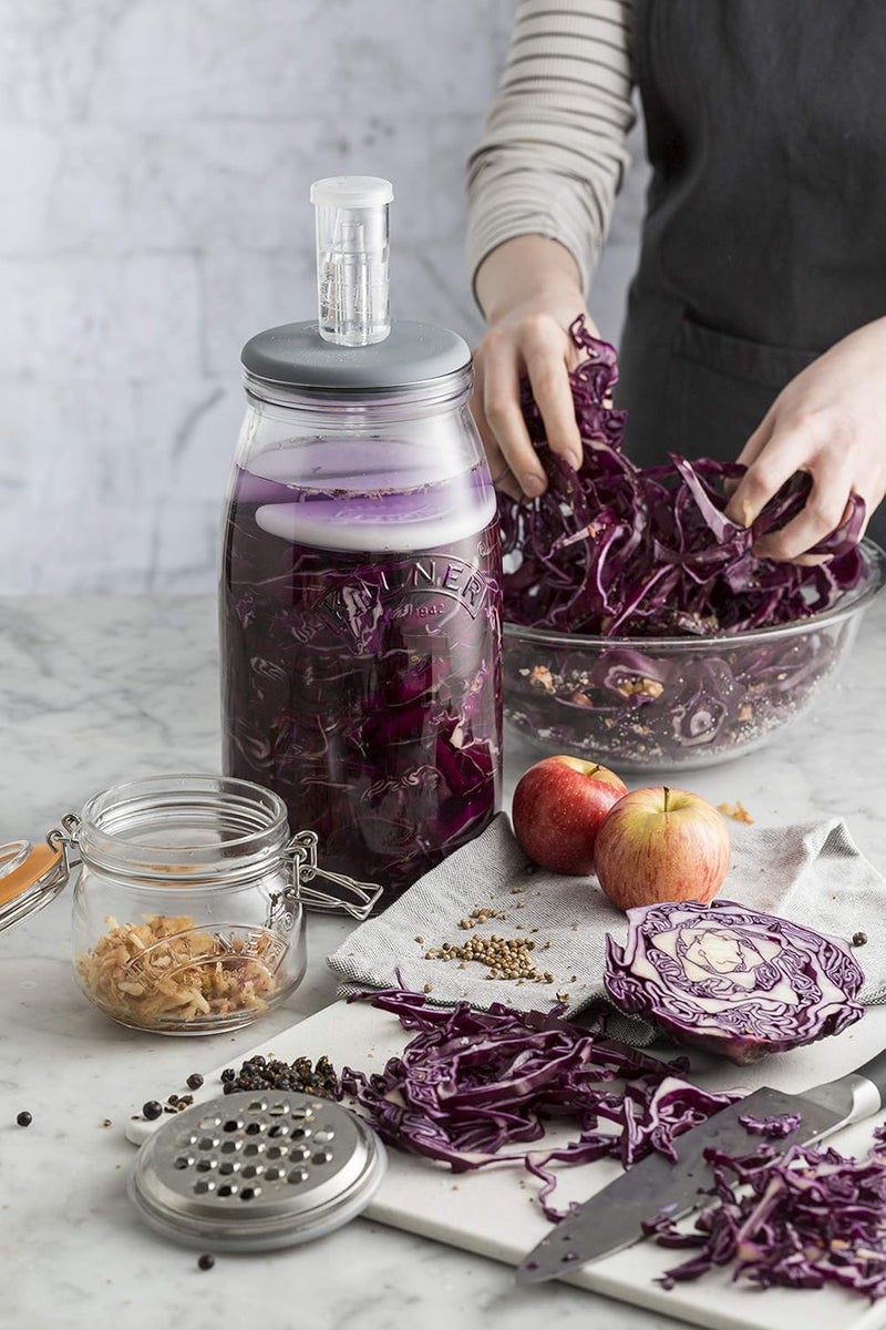 Kilner 3L Fermentation Set with Silicone Lid and Accessories - Image 2