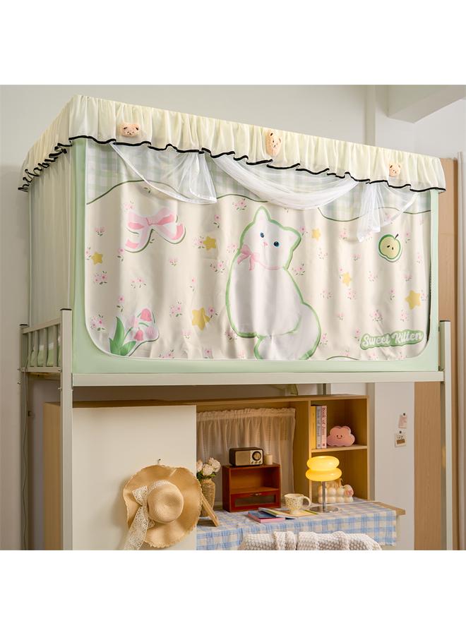 Bluejw Shaded College Students' Dormitory Special All-inclusive Closed Non-coated Mosquito Net Bed Curtain Integrated Bedroom Upper And Lower Bds Universal - Image 1