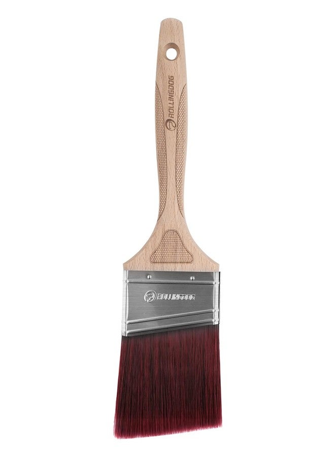 ROLLINGDOG 3" Angular Paint Brush - Tapered Polyester Filament Great for Smooth Painting, Ceiling Cutting in,Trimming - Image 1