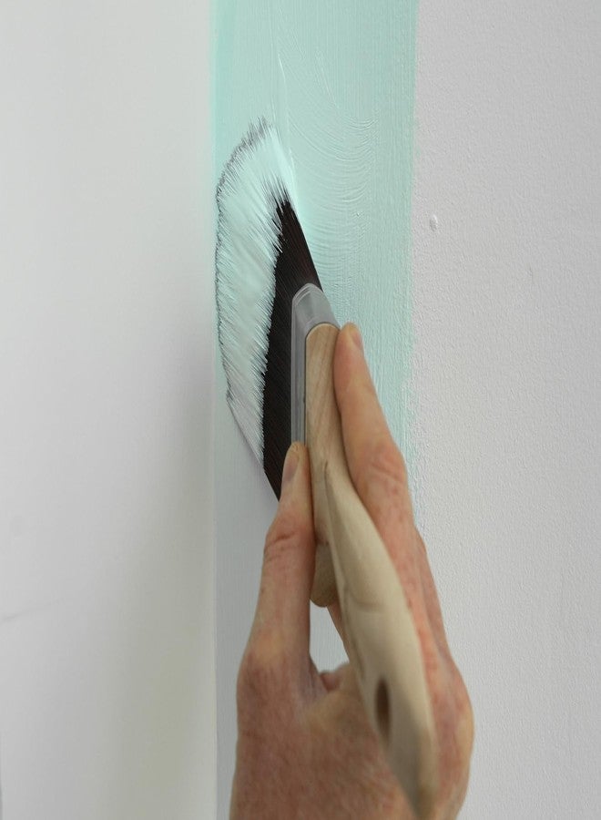 ROLLINGDOG 3" Angular Paint Brush - Tapered Polyester Filament Great for Smooth Painting, Ceiling Cutting in,Trimming - Image 5