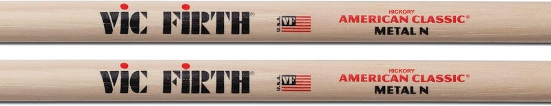 Vic Firth عصا الطبول فيك فيرث كلاسيك ميتال من خشب الهكوري الأمريكي برأس نايلون - Image 4