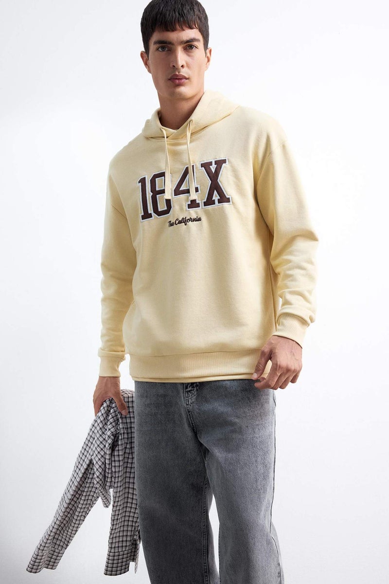 DeFacto Boxy Fit Printed Sweatshirt - Image 3