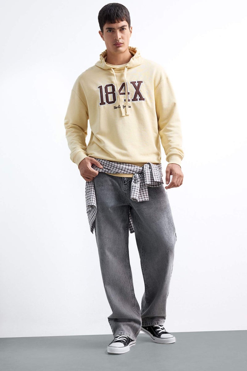 DeFacto Boxy Fit Printed Sweatshirt - Image 2