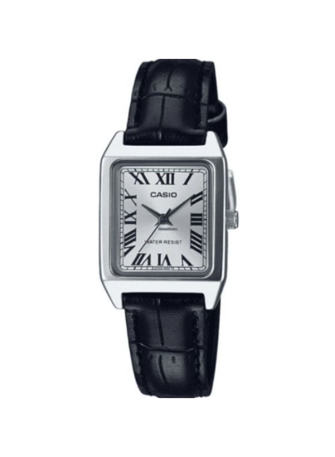 CASIO Womens Quartz Dress Watch, Analog and Leather- LTP-V007L-7B1UDF - Image 1