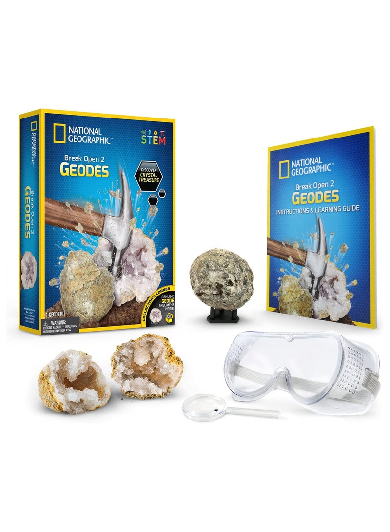 National Geographic Break Open 2 Geodes - Image 1