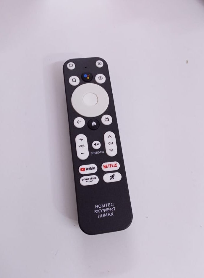 Replace Remote for Android TV Box TV Stick KM2 Plus with Google Play and YouTube Prime Video Netflixs Keys MECOOL KM2,KM2 Plus,KM7 Plus,KD3, KD5 Smart TV Box - Image 1