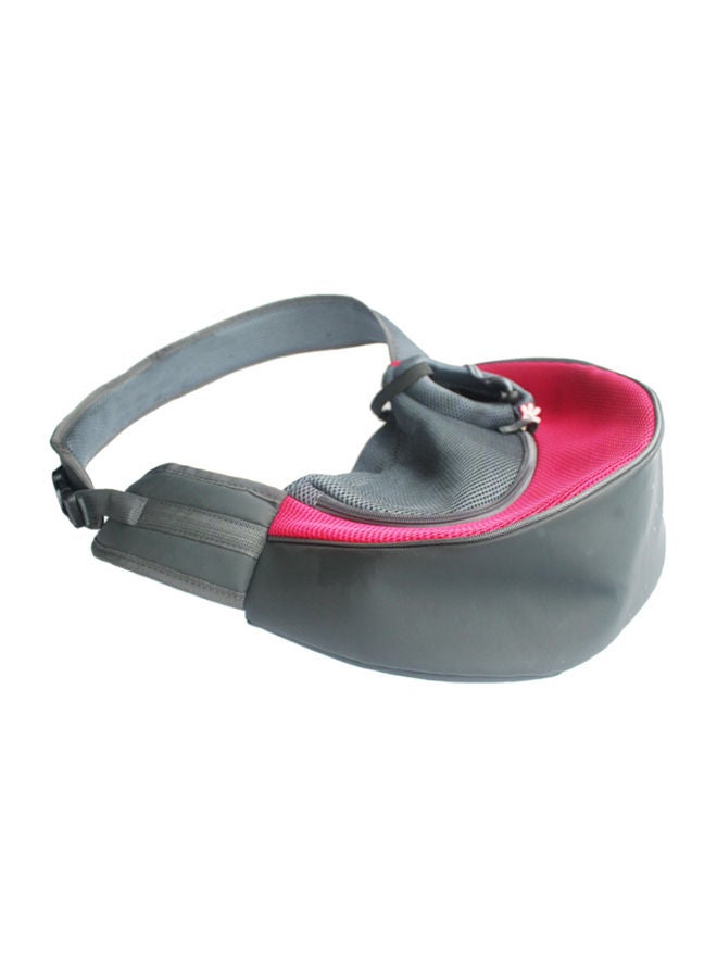 NIBEMINENT Pet Carrying Shoulder Bag Pink/Grey 45 x 13 29centimeter - Image 2