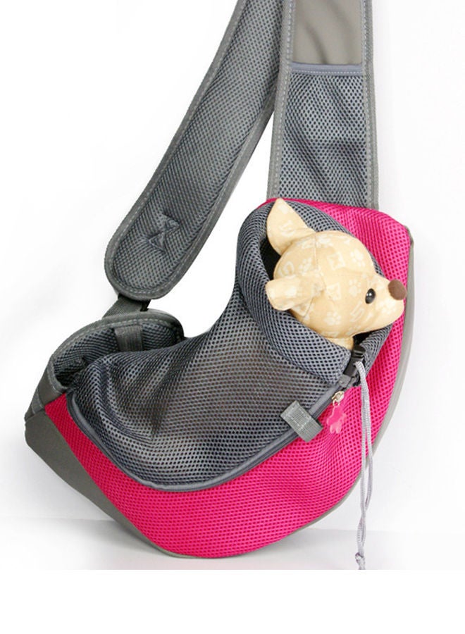 NIBEMINENT Pet Carrying Shoulder Bag Pink/Grey 45 x 13 29centimeter - Image 3