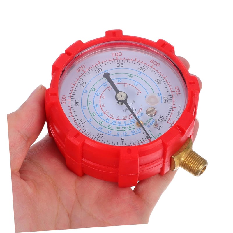 HVAC Manifold Gauge Set Portable High Pressure Tester for Car Home Cooling Systems Durable Lightweight Design Broad Compatibility for Mobile Repairs - Image 4