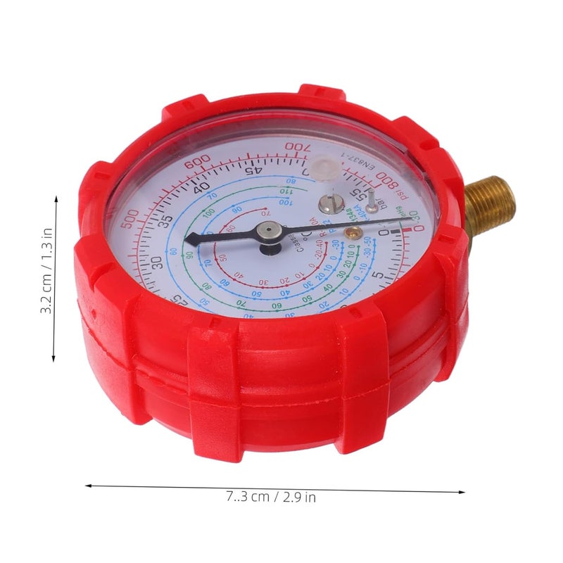 HVAC Manifold Gauge Set Portable High Pressure Tester for Car Home Cooling Systems Durable Lightweight Design Broad Compatibility for Mobile Repairs - Image 2
