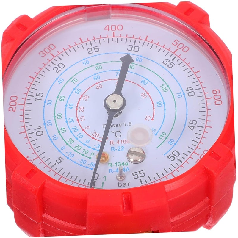 HVAC Manifold Gauge Set Portable High Pressure Tester for Car Home Cooling Systems Durable Lightweight Design Broad Compatibility for Mobile Repairs - Image 3