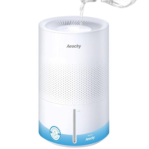 AEOCKY Mist-Free Evaporative Humidifier, No White Dust for Baby, 4.5L Humidifiers with Auto, Dry Filter, Self-Clean, Power & Sleep Mode, Timer for Bedroom, Home, Nursery - Image 1