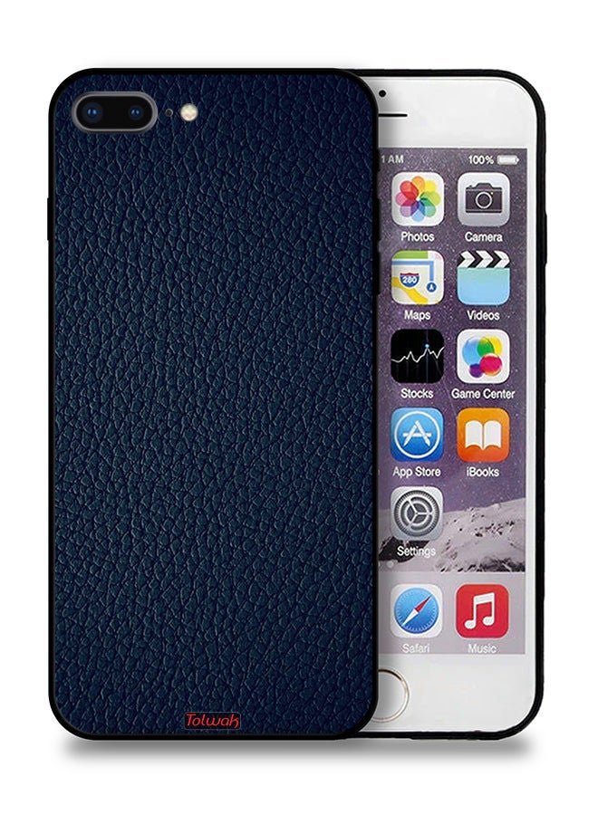 Tolwak Apple iPhone 8 Plus Protective Case Leather Pattern  - Image 1