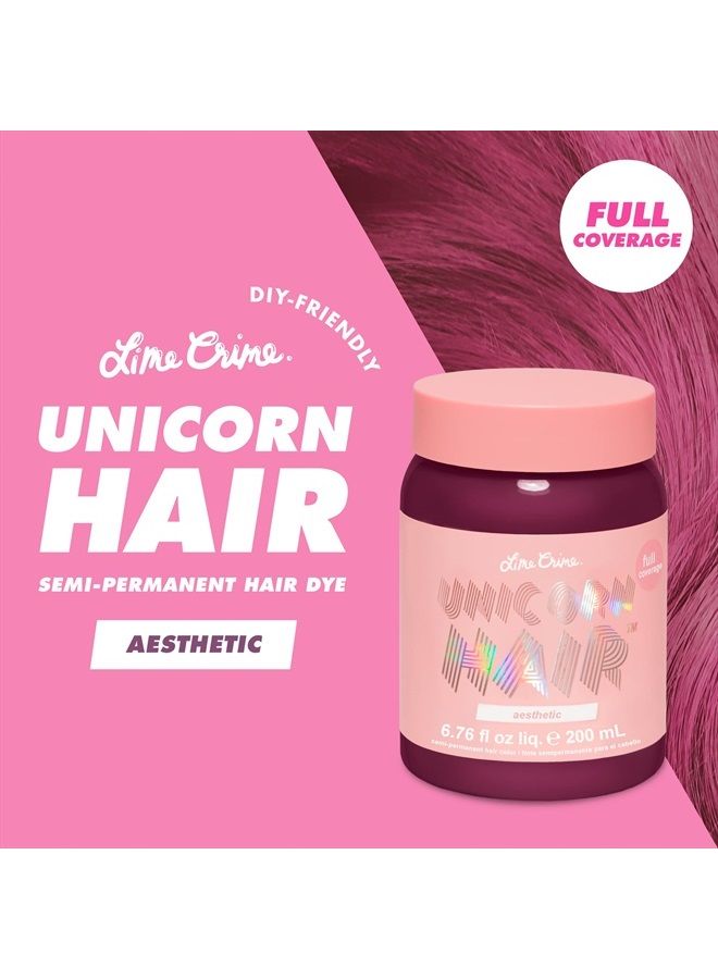 Lime Crime Unicorn Hair Semi-Permanent Hair Dye Valetine (Crimson Red) Fantasy Hair Color, 6.7 Ounces - Image 2