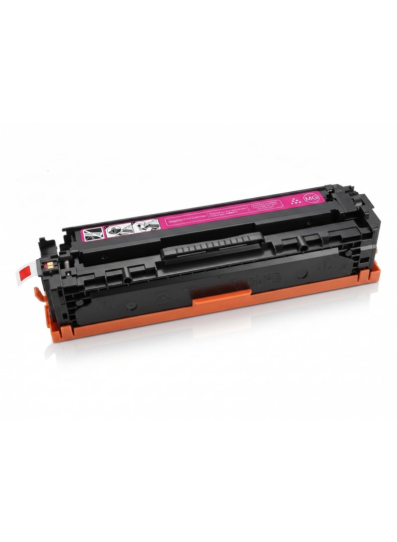 طباعة الذهب Gold Print Premium Toner  CB543A 125A, CE323A  CF213A 131A, LC131, 331, 731 MG, Magenta,  Universal Compatible for HP Color laserJet CP1213, CP1214, CP1215, CP1216, CP1217, CP1513n, CP1514n, CP1515n, CP1516n, CP1517nl, CP1518n, CP1519nl, HP Laserjet Pro CM1411fn, CM1412tn, CM1413fn, CM1415fn, CM1415fnw, CM1416fnw, CM1417fnw, CM1418fnw, CP1521, CP1522, CP1523, CP1525, CP1525nw, CP1526nw, CP1527nw, CP1528nw, HP LaserJet Pro 200 color M251nw, M276n, Canon I-SENSYS LBP7100Cn, LBP7110Cw, MF628Cw, 622Cn, MF8280Cw, MF8230Cn, Canon Color ImageCLASS 624Cw, MF628Cw, 8210Cn, 8280, MF626Cn, MF823Cn, 621Cn, Canon Satera MF828Cw, 8220Cn, 8280Cw, Refined toner is infinitely close to original toner to achieve high color printing. HP and Canon - Image 2