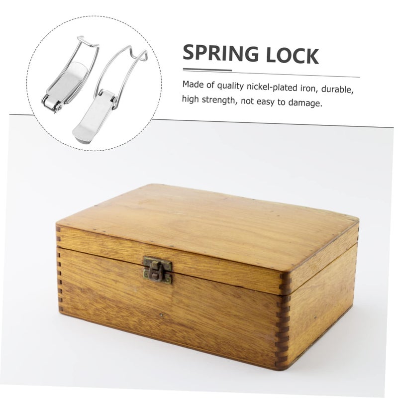 6Pcs Nickel Plated Heavy Duty Toggle Latch Hasps For Box Security Lock Easy Installation - Image 4