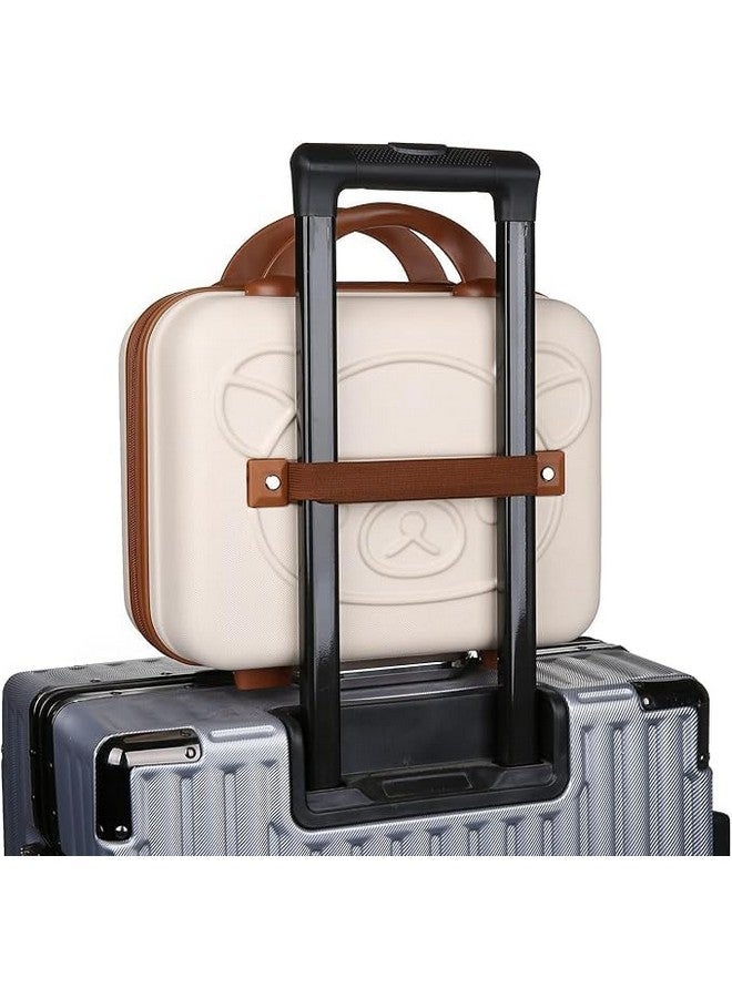 ONTRIP Mini Hard Shell Travel Luggage Makeup Vanity Case with Lock Password Zipper Bag for Women Portable Water Proof Carrying Suitcase Organizer - Image 4