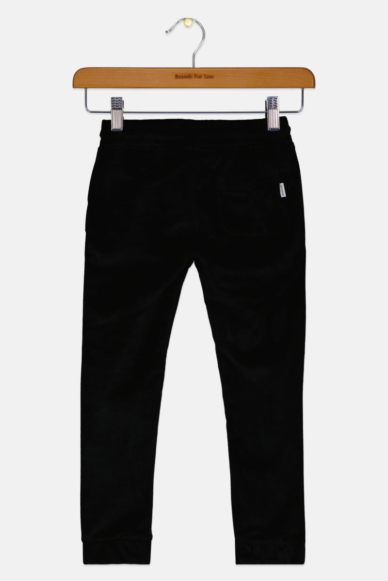 CONVERSE بنطلون مستقيم الساق للفتيات من ماركة الأطفال، أسود - Image 2