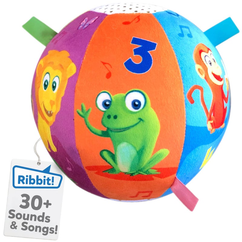 Move2Play, Hilariously Interactive Baby Ball with Music & Sound Effects | First Birthday Gift | Toddler Toy for Boys & Girls | Age 6, 9, 12, 18+ Month | 1, 2+ Year's Old (Baby Ball) - Image 1