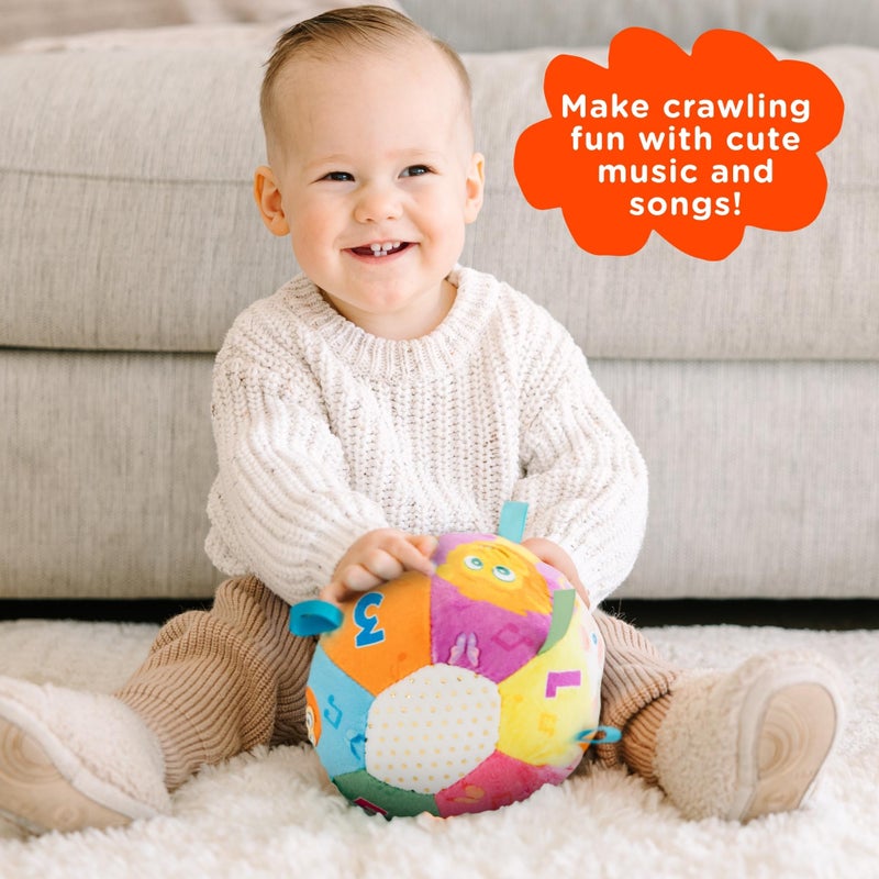 Move2Play, Hilariously Interactive Baby Ball with Music & Sound Effects | First Birthday Gift | Toddler Toy for Boys & Girls | Age 6, 9, 12, 18+ Month | 1, 2+ Year's Old (Baby Ball) - Image 4
