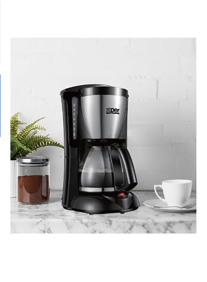 XPER American coffee Maker, 1.25 liters, 1000 watts, black | XPDC-750B - Image 2