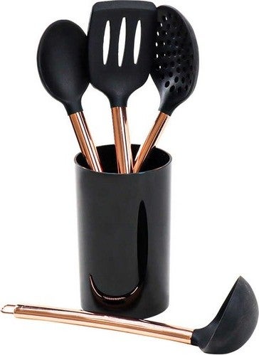 Penguen Penguin Bucket Set Black 5 Piece Copper Handle  - Image 1