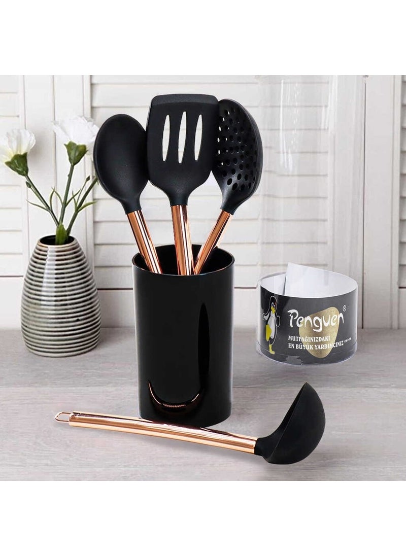 Penguen Penguin Bucket Set Black 5 Piece Copper Handle  - Image 2