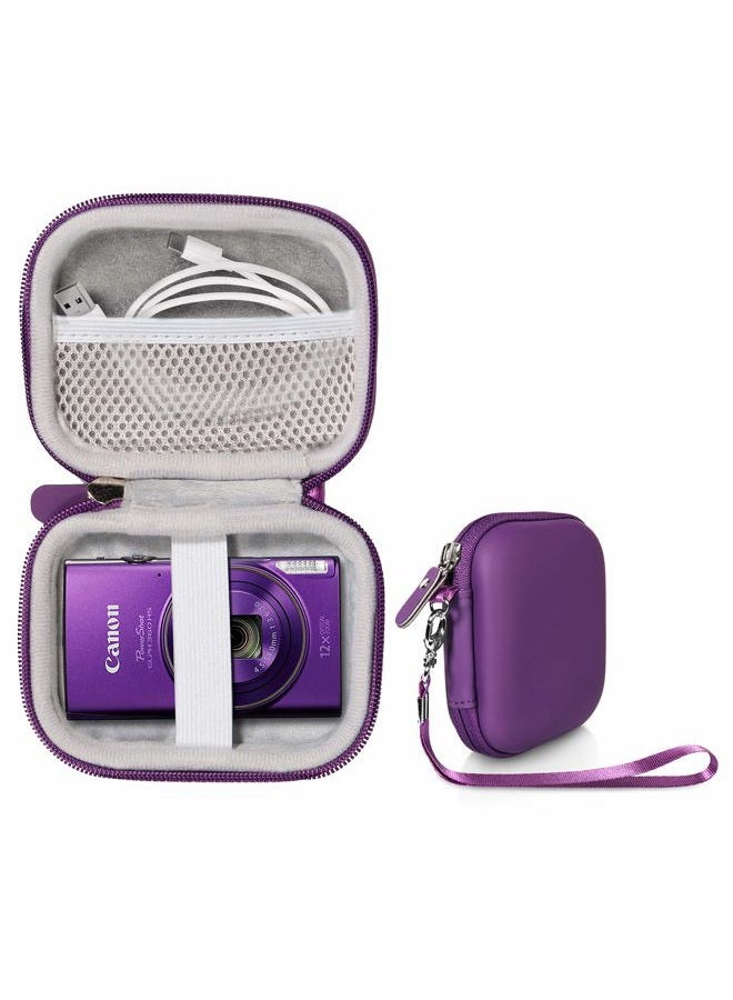 WGear Digital Camera Case for CAMKORY, Fulealfly, Lecran, Sony W800/S, DSCW830; Canon PowerShot ELPH360 HS/ 360/350 HS/350/310/190/180; Kodak PIXPRO Friendly Zoom FZ43, FZ53-BL; Nikon COOLPIX L32 - Image 1