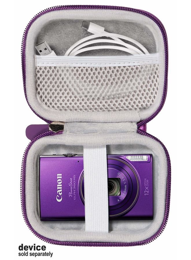 WGear Digital Camera Case for CAMKORY, Fulealfly, Lecran, Sony W800/S, DSCW830; Canon PowerShot ELPH360 HS/ 360/350 HS/350/310/190/180; Kodak PIXPRO Friendly Zoom FZ43, FZ53-BL; Nikon COOLPIX L32 - Image 4