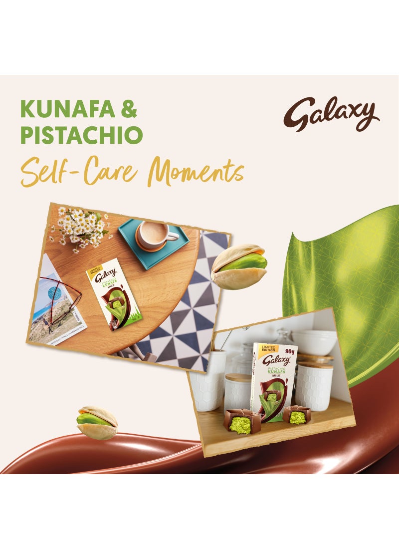 Galaxy Pistachio Kunafa Milk Chocolate 90g - Image 5