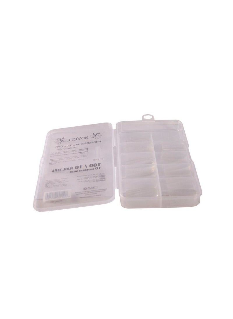 Nail Tips Professional Clear 10 Sizes