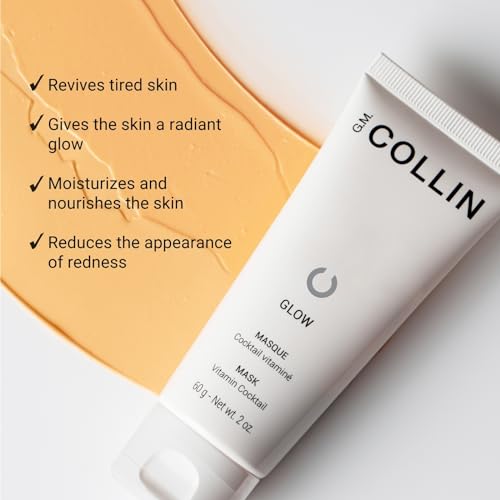 G.M. COLLIN Glow Mask | Revitalizing Face Mask Infused With Vitamins & Camu Camu Extract | Reduces the Appearance of Redness - Image 3