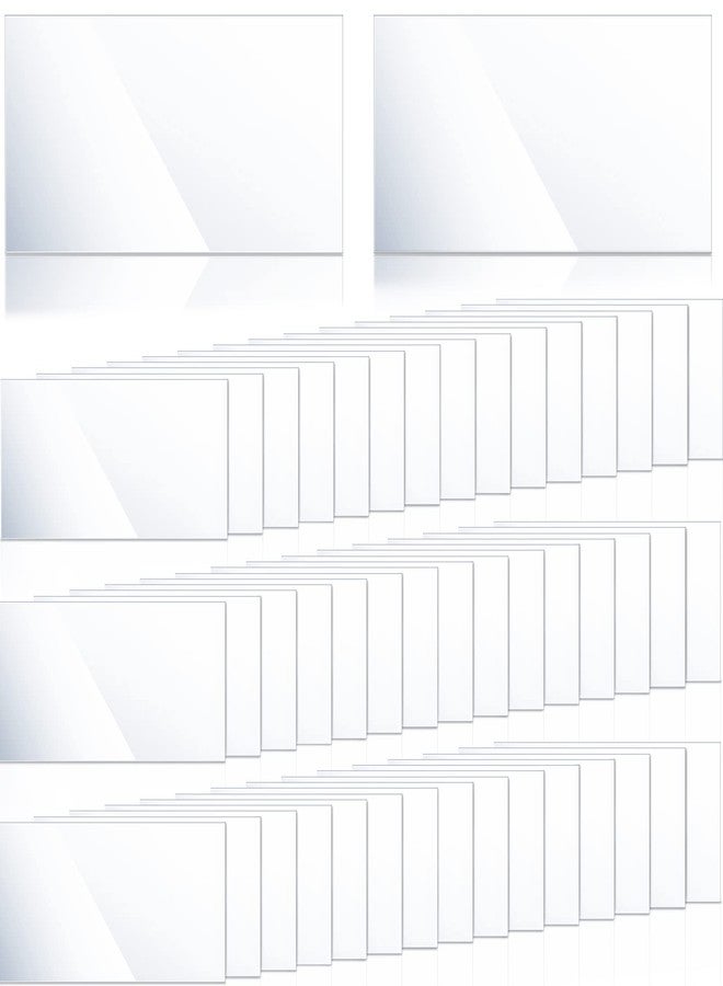 Epakh 500 Pcs Clear Plastic Tags for Protecting Shelf Label, Price Tag Sign and Ticket Paper Label Holders Library Shelf Dividers Markers for Classroom Office - Image 1