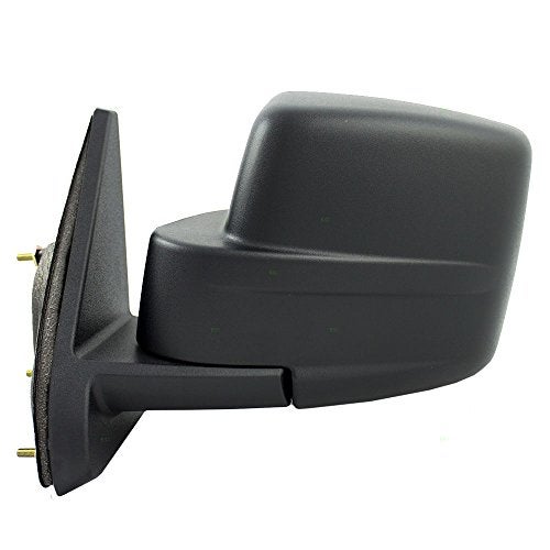Brock Replacement Driver Manual Side View Mirror Textured Black Compatible with 2007-2017 Patriot 5155457AH - Image 2