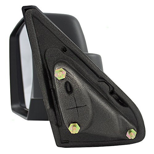 Brock Replacement Driver Manual Side View Mirror Textured Black Compatible with 2007-2017 Patriot 5155457AH - Image 3