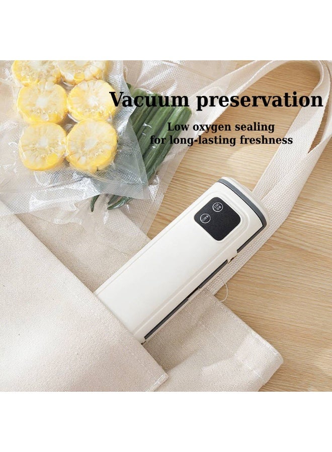 Sisily Food preservation machine vacuum packaging machine household vacuum dry and wet dual-purpose vacuum sealer kitchen food preservation - Image 3