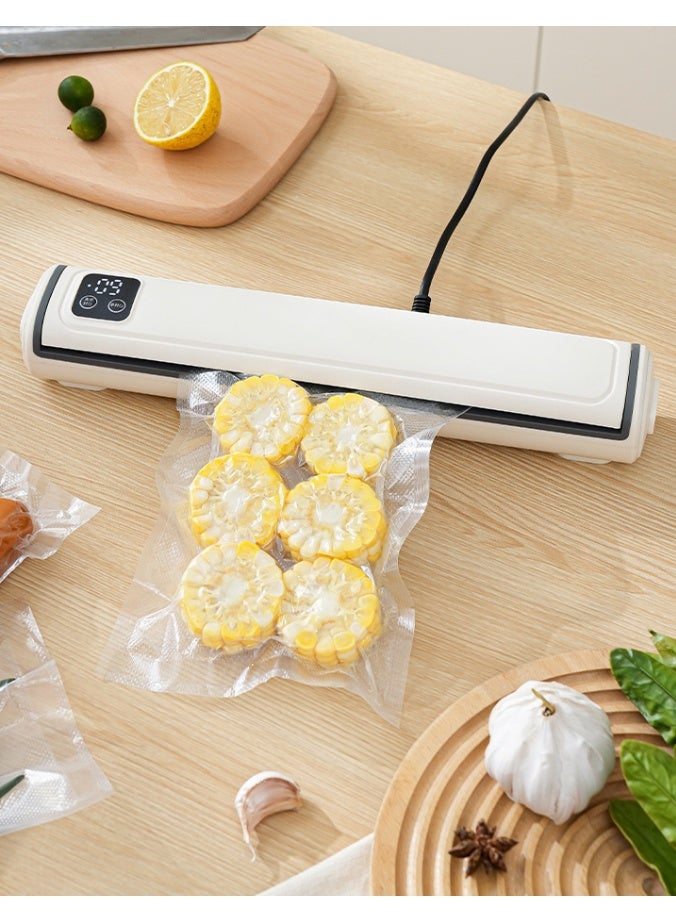 Sisily Food preservation machine vacuum packaging machine household vacuum dry and wet dual-purpose vacuum sealer kitchen food preservation - Image 1